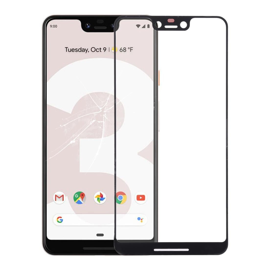 Google Pixel 3 Xl Front Glass Screen Lens-1915196716806705158