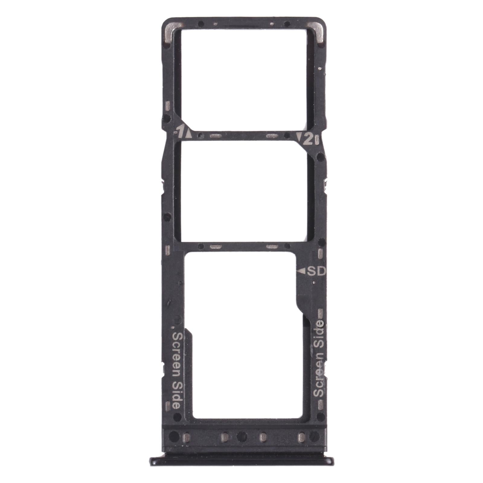 Black Sim Card Tray For Infinix Hot 7 Pro X625B - Micro Sd-1915196494114328576