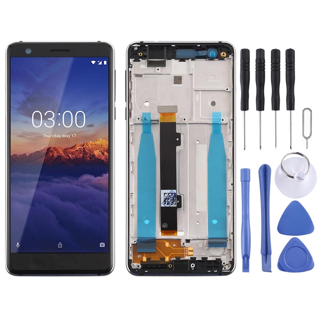Replacement Lcd Screen For Nokia 3.1 With Frame And Side Keys-1915196578021380103