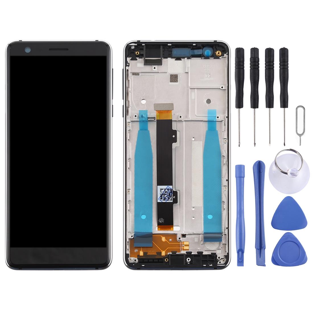 Replacement Lcd Screen For Nokia 3.1 With Frame And Side Keys-1915196578021380097