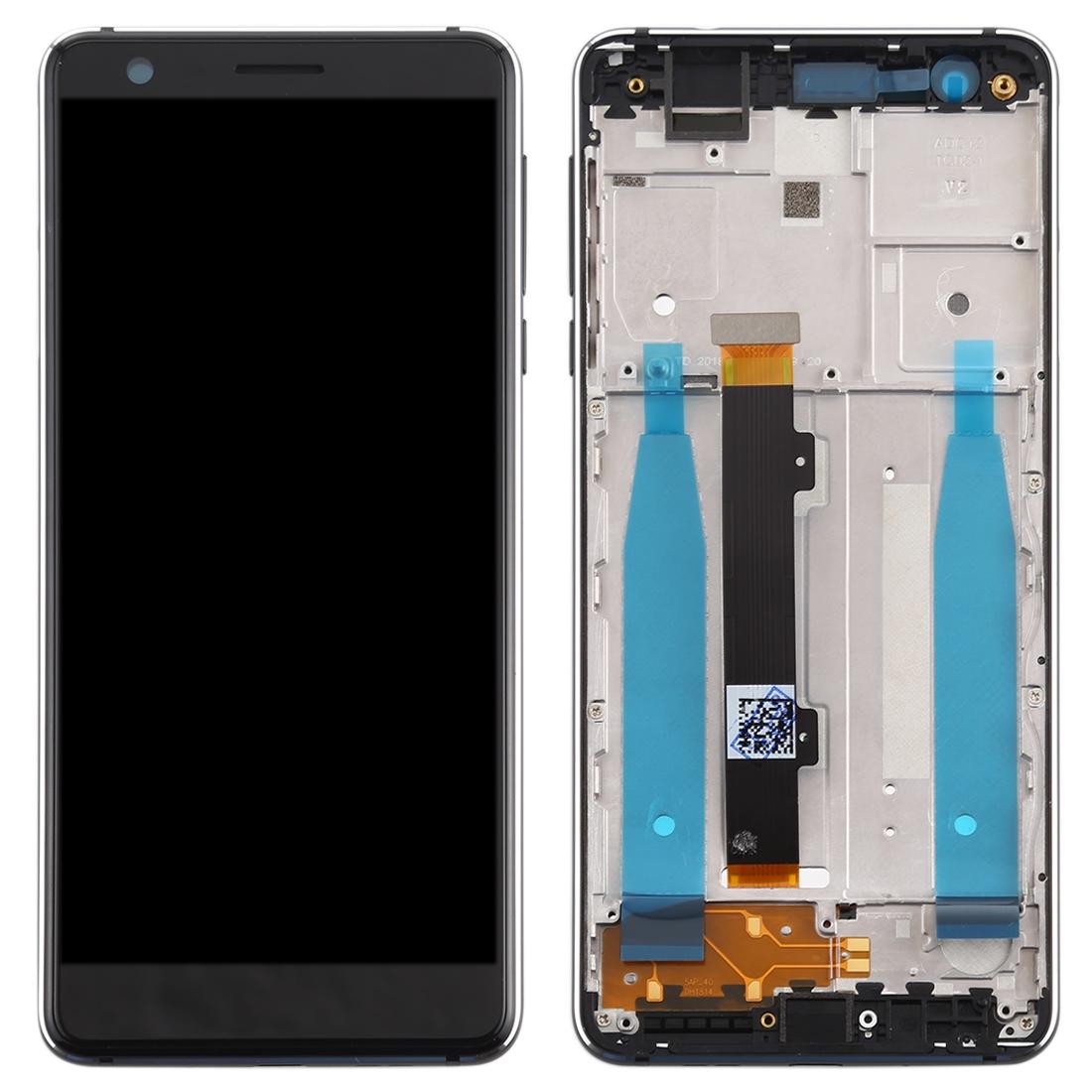 Replacement Lcd Screen For Nokia 3.1 With Frame And Side Keys-1915196578021380105