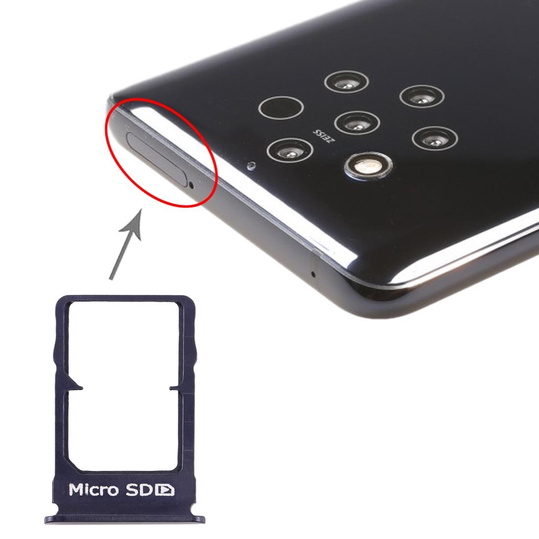 Replacement Sim And Micro Sd Card Tray For Nokia 9 Pureview-1915196568324149252