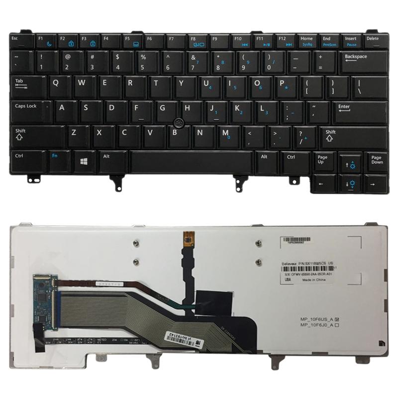 Backlit Keyboard For Dell Latitude E6420 / E6320 / E6430 / E5420 / E5430 / E6430S-1915197388860035076