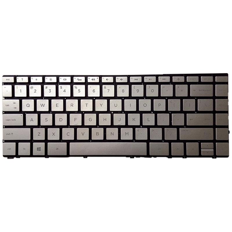 Backlit Us Keyboard For Hp Spectre X360 13-W Series - Silver-1915196600246996993