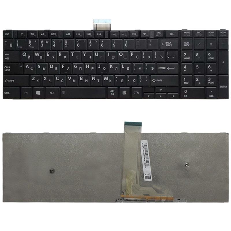 Russian Keyboard For Toshiba Satellite C50 / C55 Series - Black-1915196707885420547