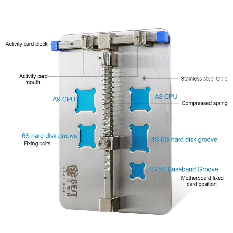 Stainless Steel Circuit Board Repair Holder For Mobile Phone Soldering-1915197085104345092