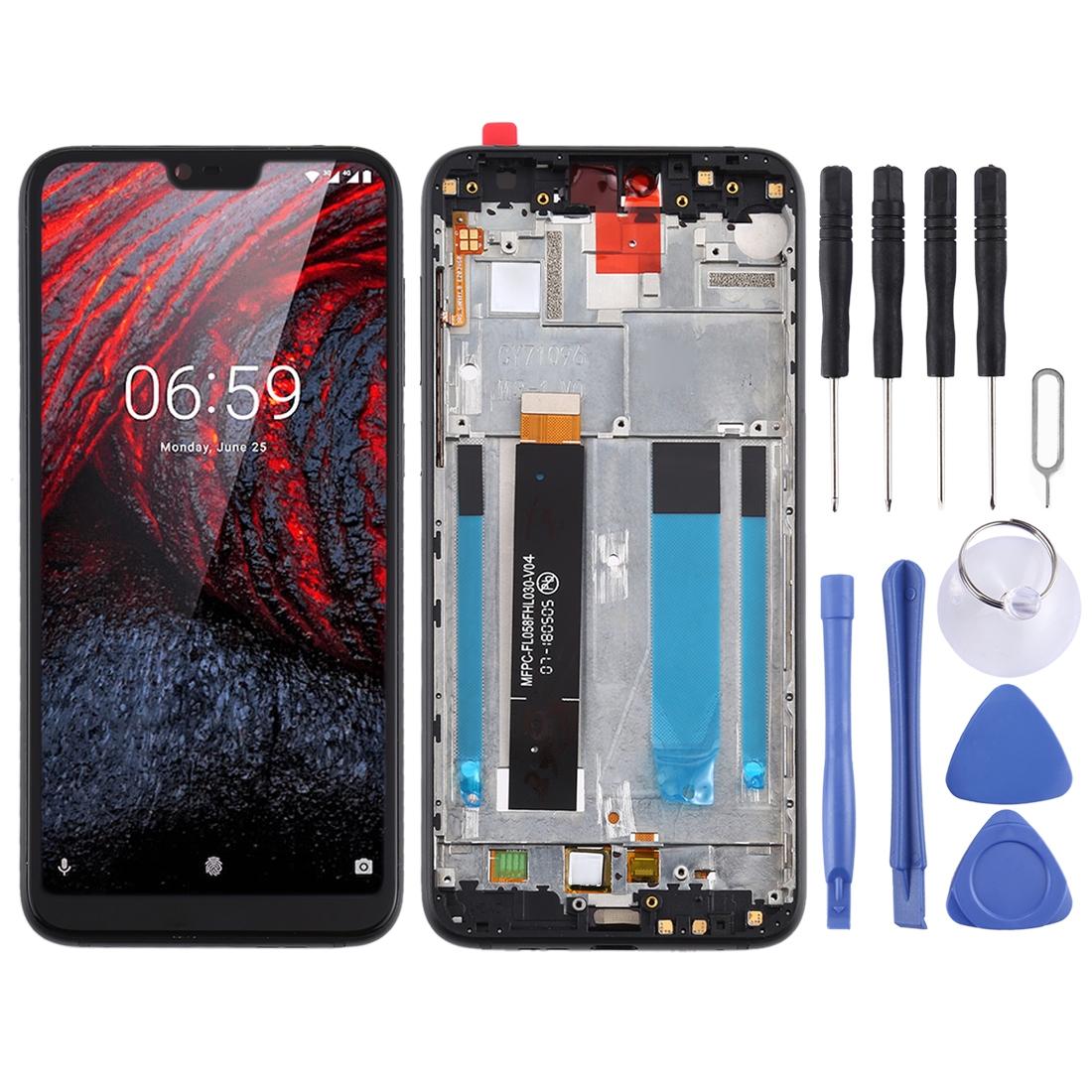Replacement Lcd Screen For Nokia X6 / 6.1 Plus With Frame And Digitizer Assembly-1915196579757821958