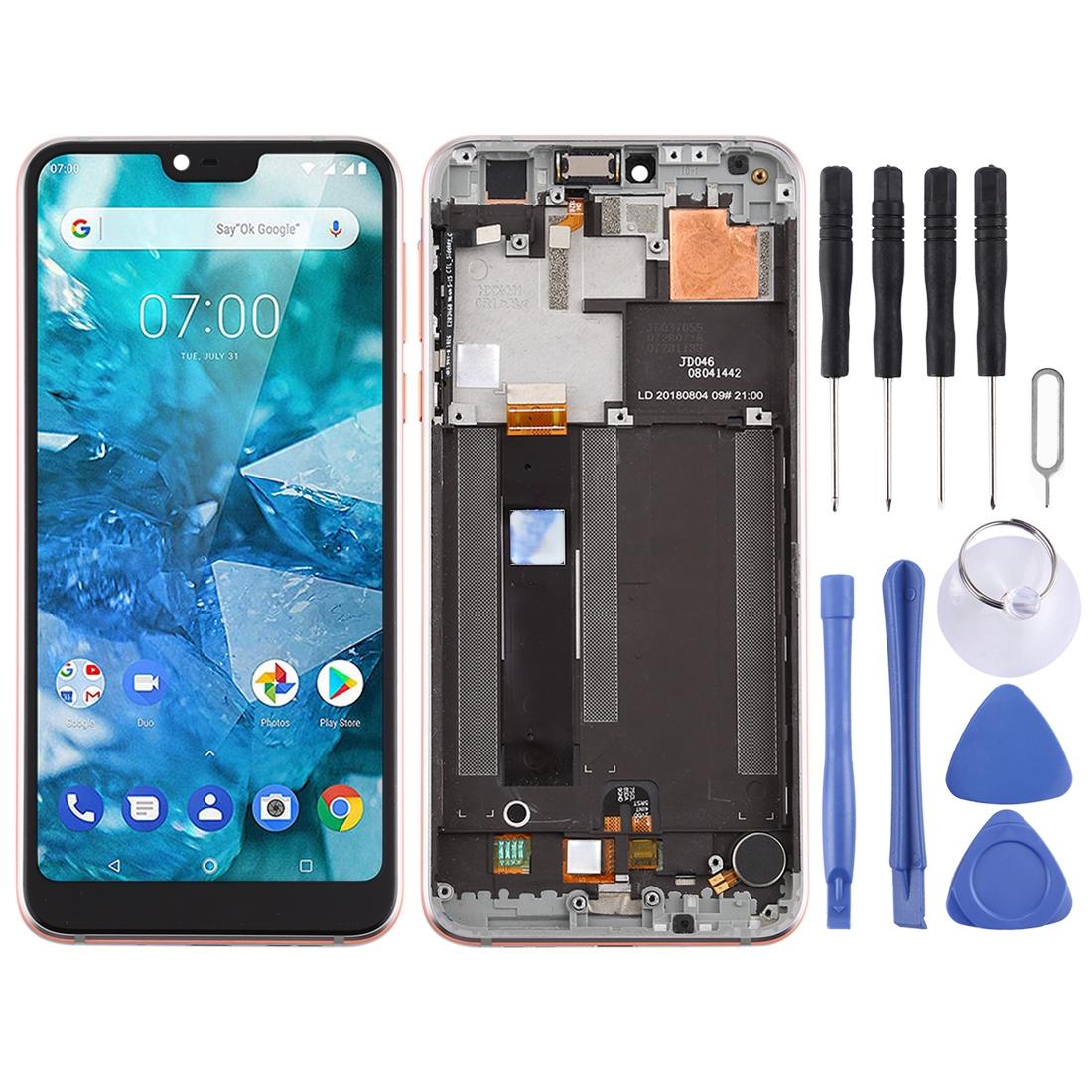 Replacement Lcd Screen For Nokia 7.1 With Frame-1915196586162524160