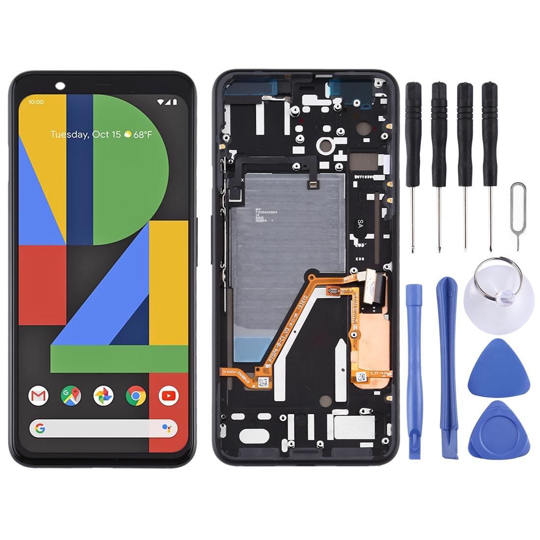Full Assembly Lcd Screen With Frame For Google Pixel 4Xl-1922443471973650438
