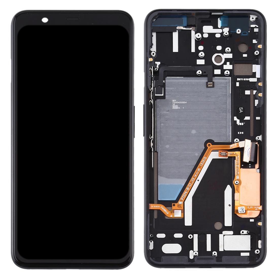 Full Assembly Lcd Screen With Frame For Google Pixel 4Xl-1922443471973650434