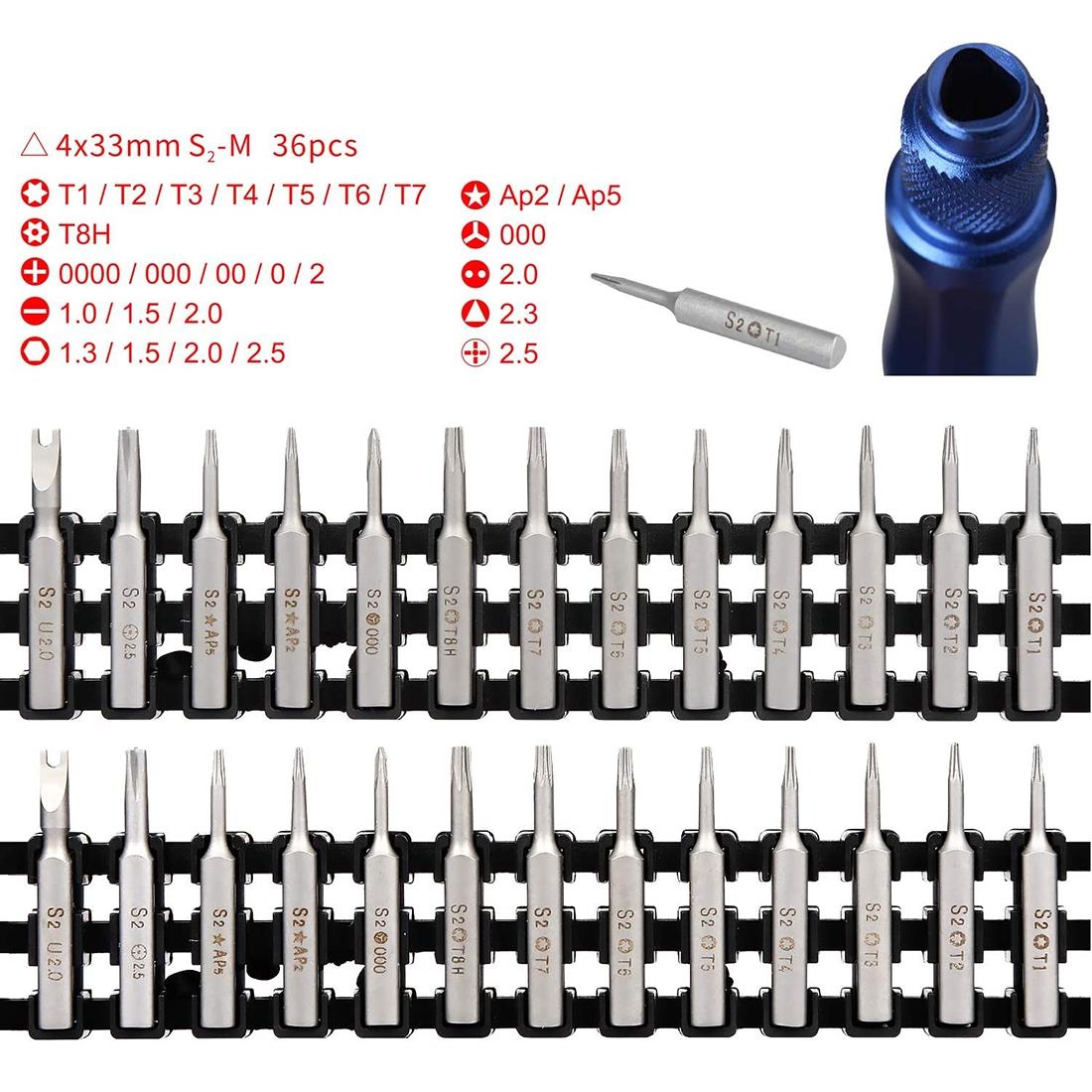 36-Piece Precision Screwdriver Set For Electronic Repair-1915197210002329603