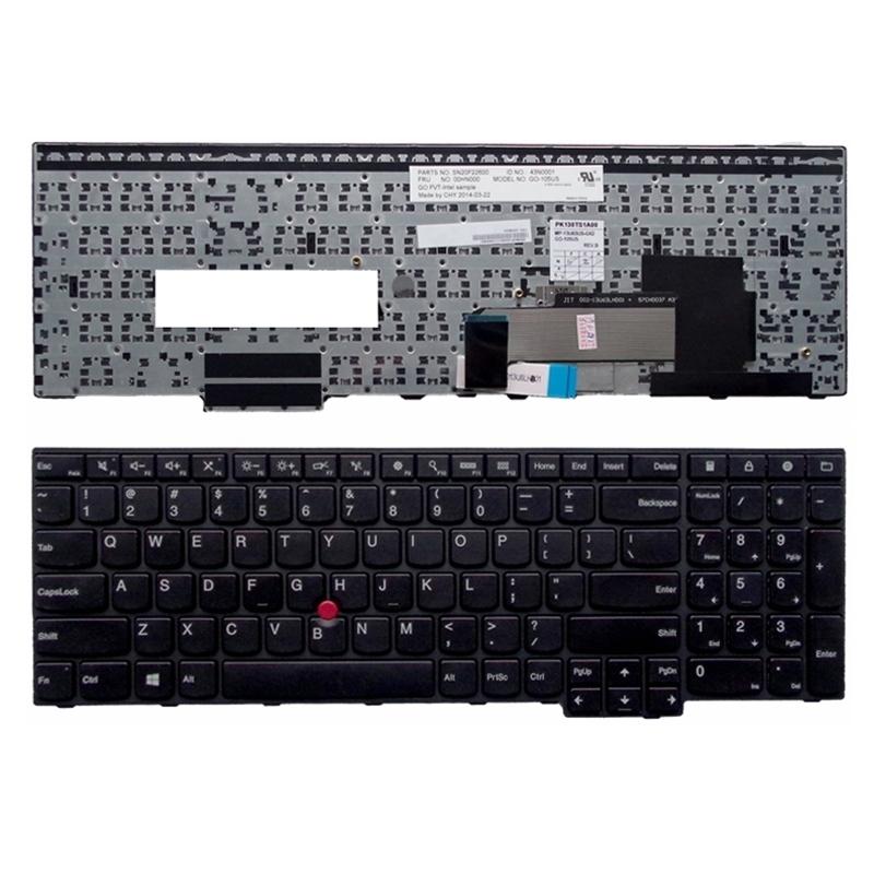 English Laptop Keyboard For Lenovo Thinkpad E550 / E555 / E550C With Pointing Sticks-1915197754389434368