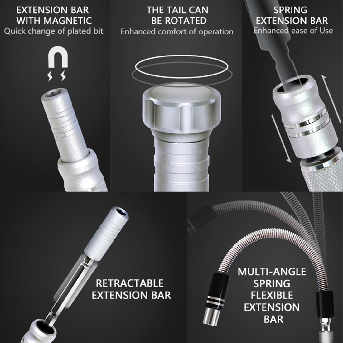 61-Piece Screwdriver Repair Kit - Hand Tools Set-1915196996164128775