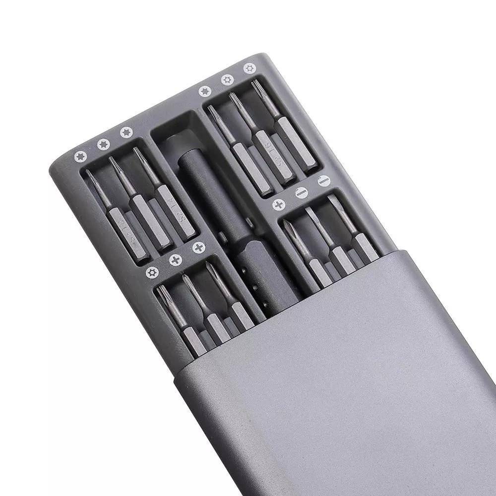 24-Piece Precision Magnetic Screwdriver Kit With Deep Hole Bits-1915197090754072578