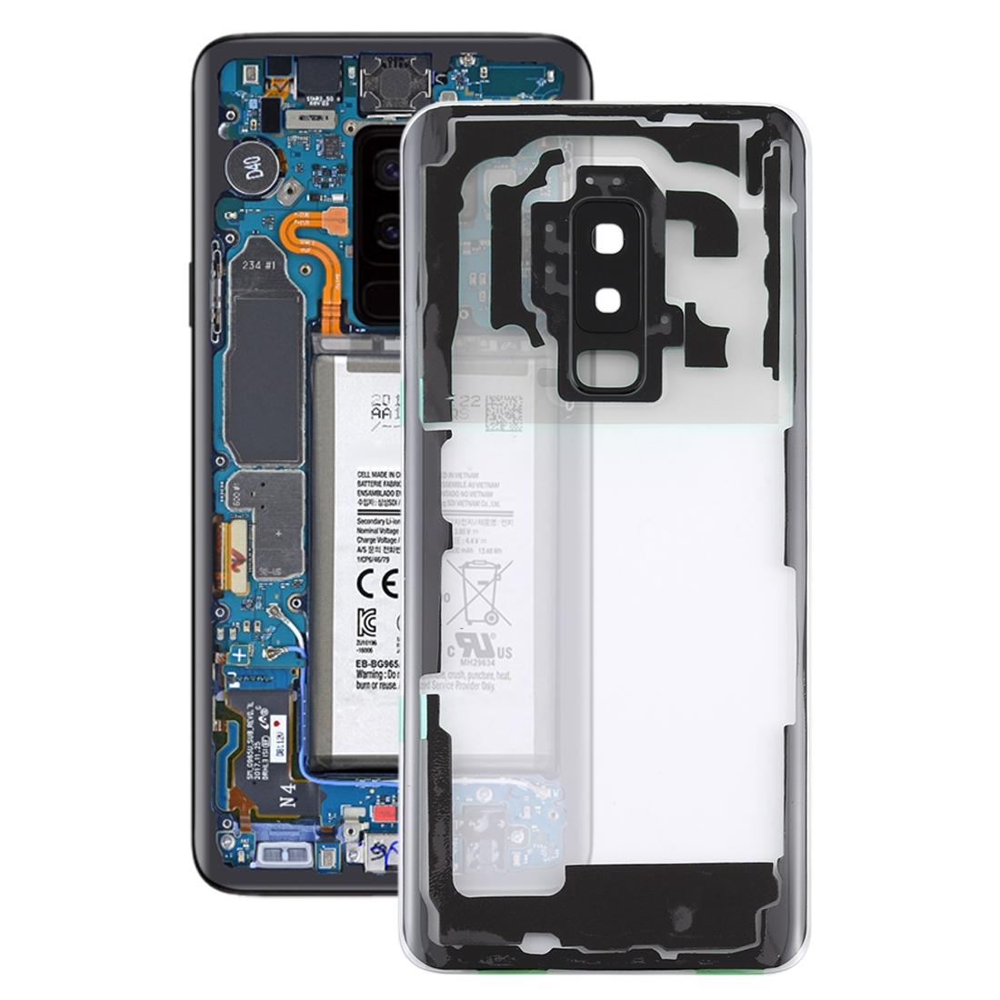 Samsung Galaxy S9 Replacement Battery Cover With Camera Lens - Black-1915196586313519104
