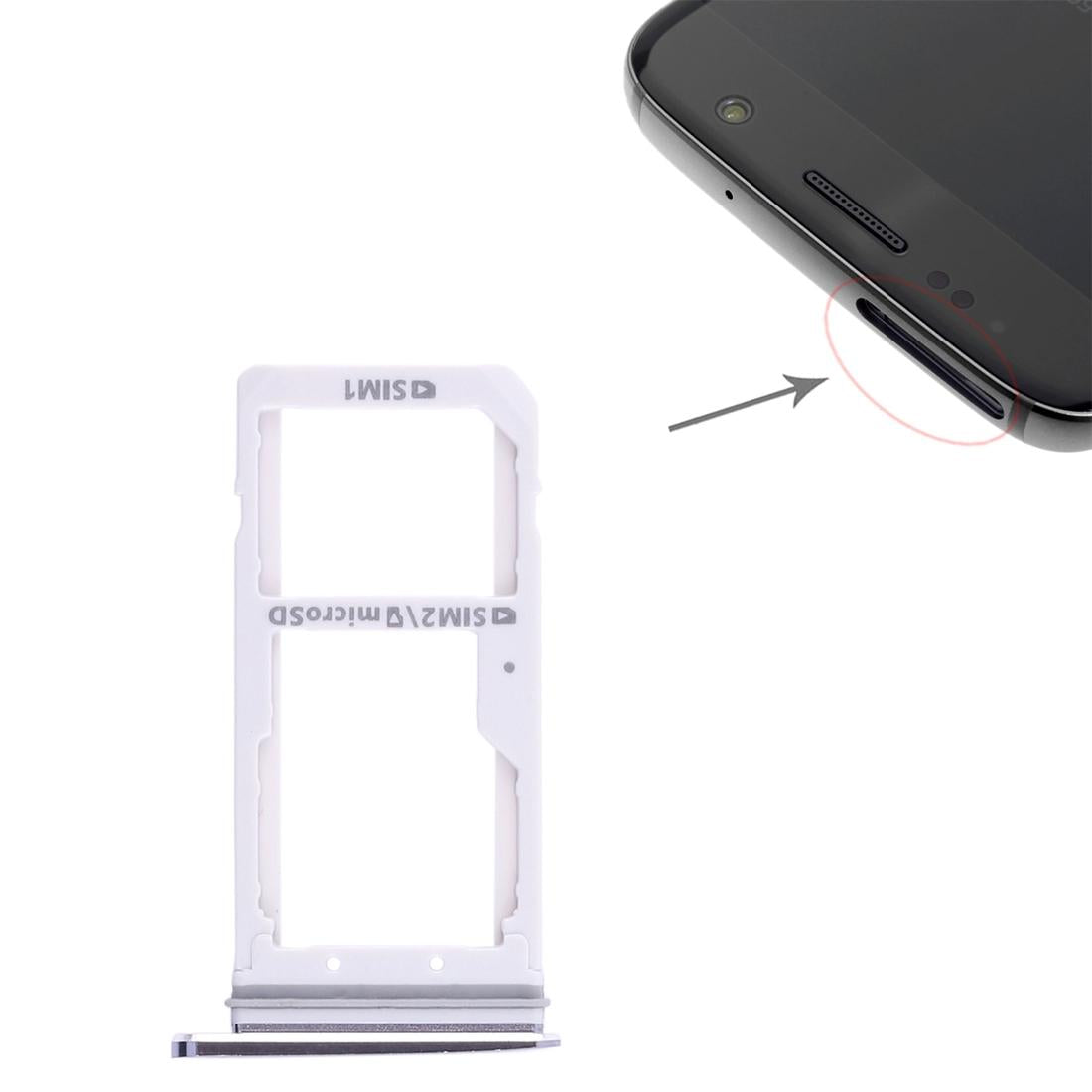 Replacement Sim And Micro Sd Card Tray-1915196769780764677