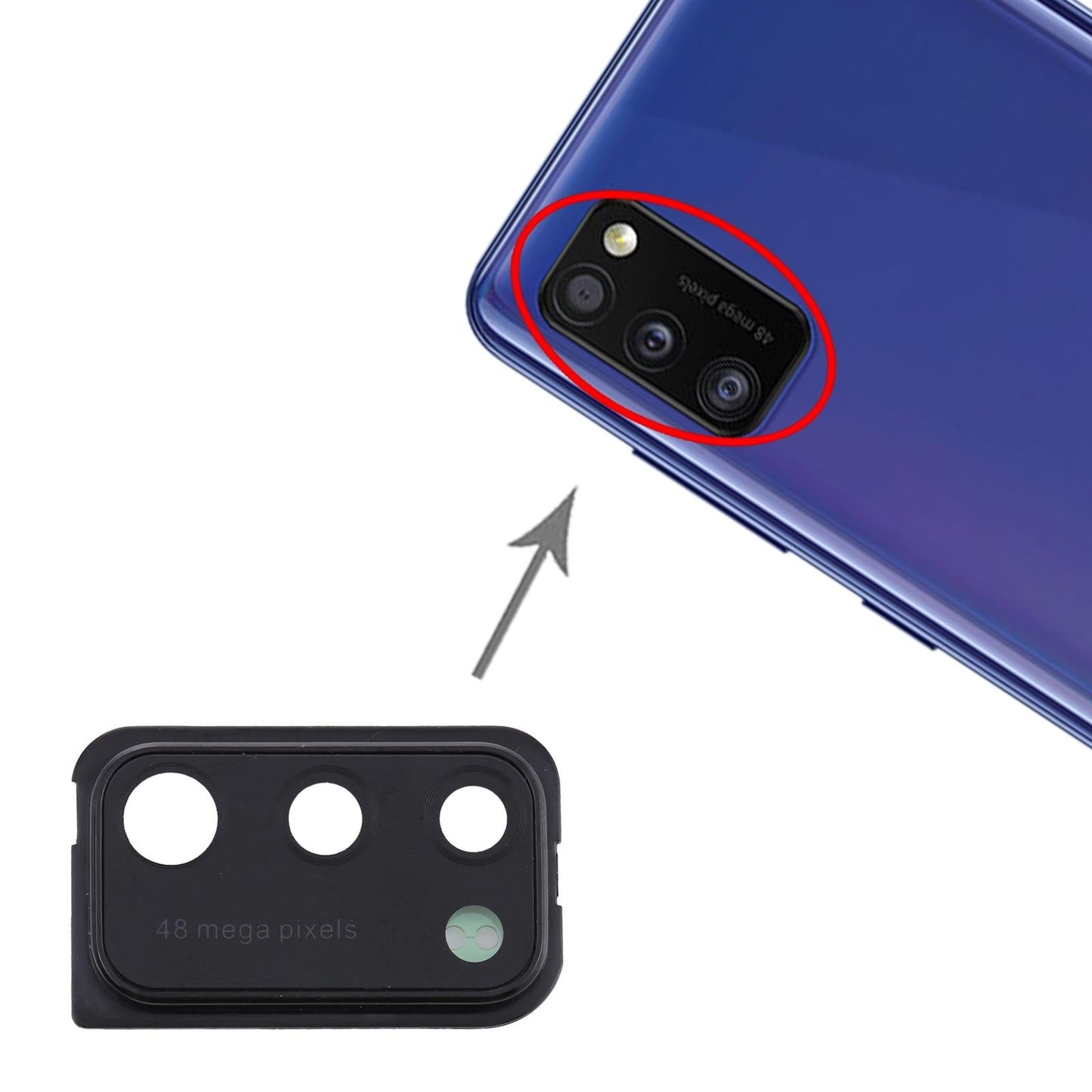10-Piece Lens Cover For Samsung Galaxy A41 - Protect Your Camera-1915196793948344324
