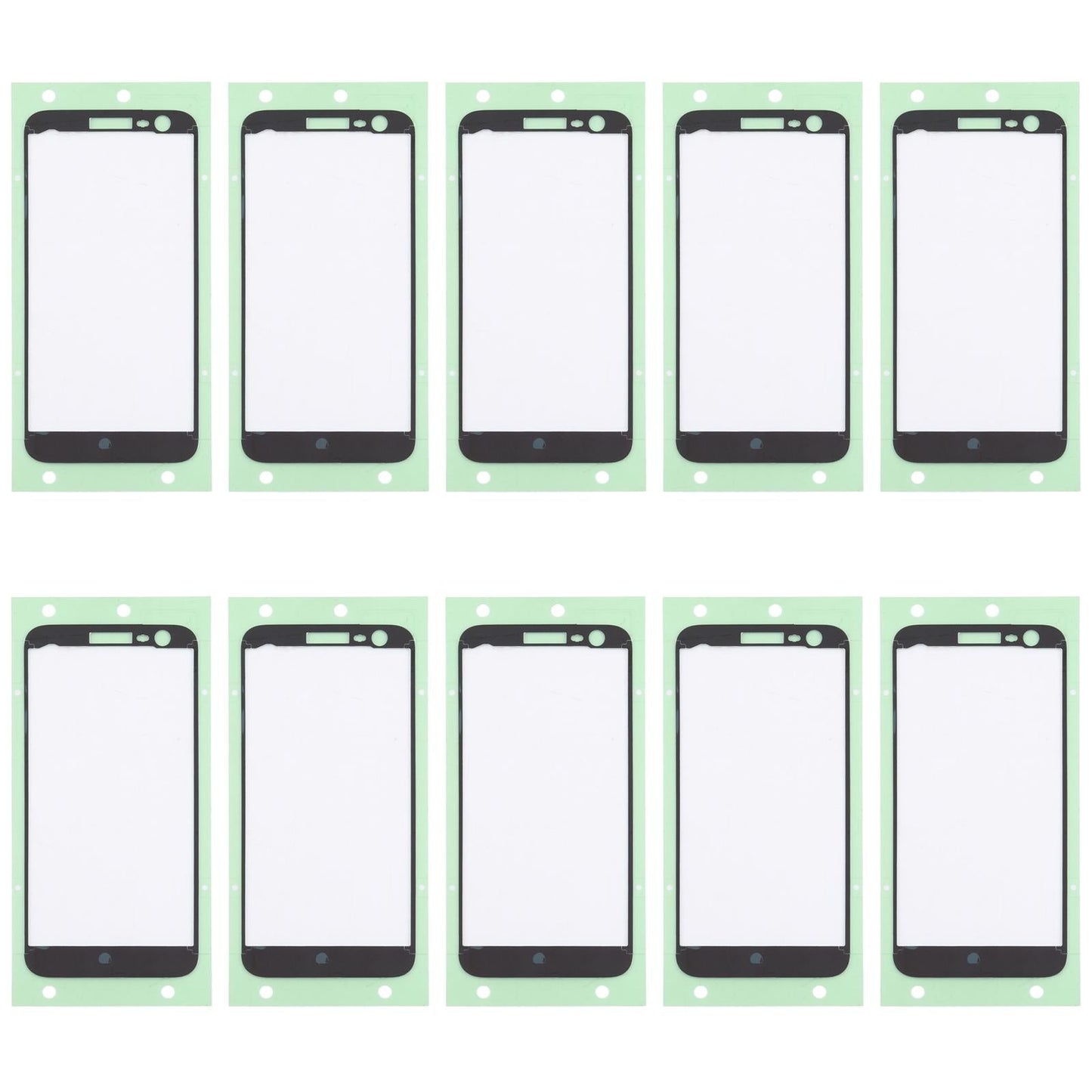 10-Pack Front Housing Adhesive For Samsung J260 - Black-1915197003760013317