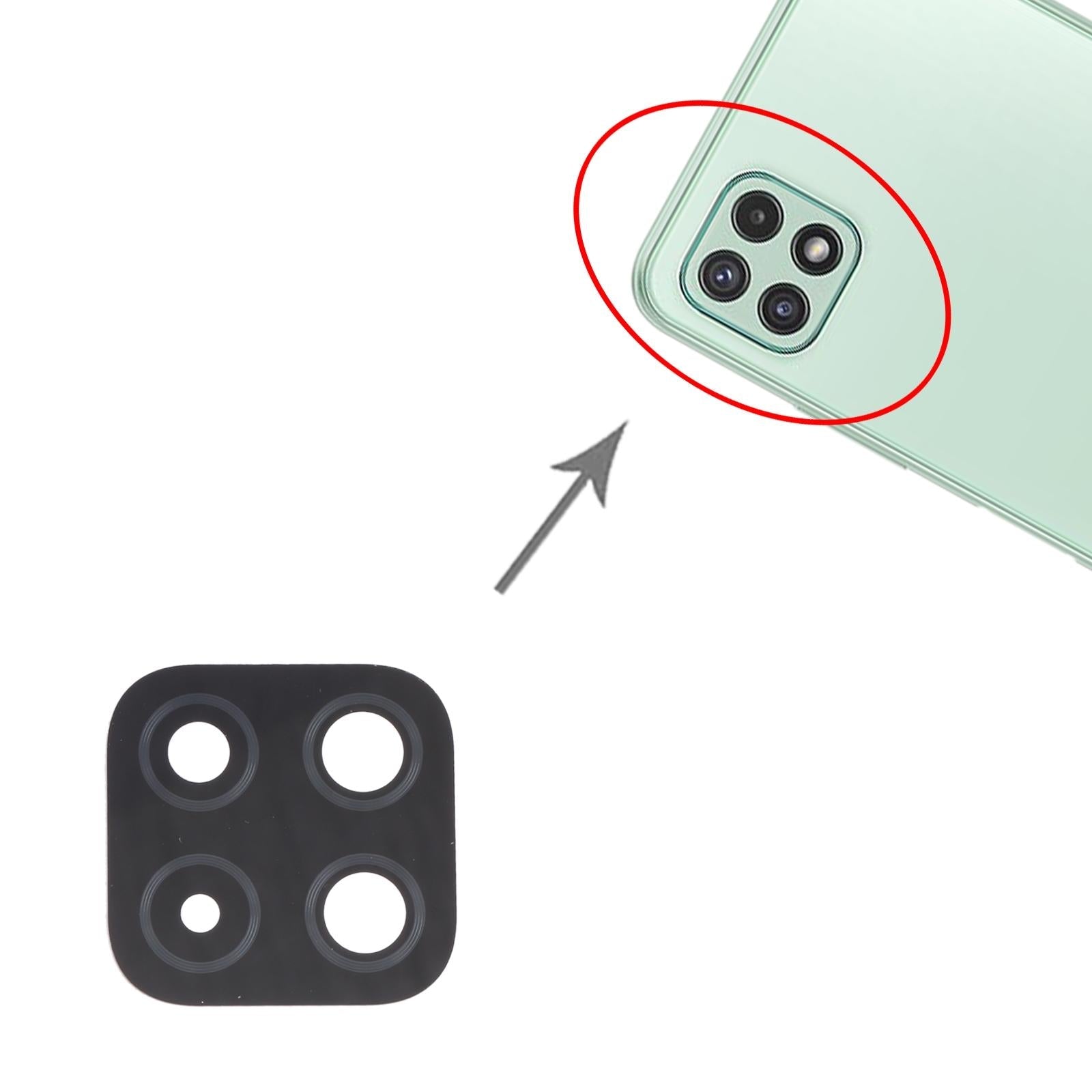 Samsung Galaxy A22 5G Back Camera Lens - Set Of 10-1915197209335435267