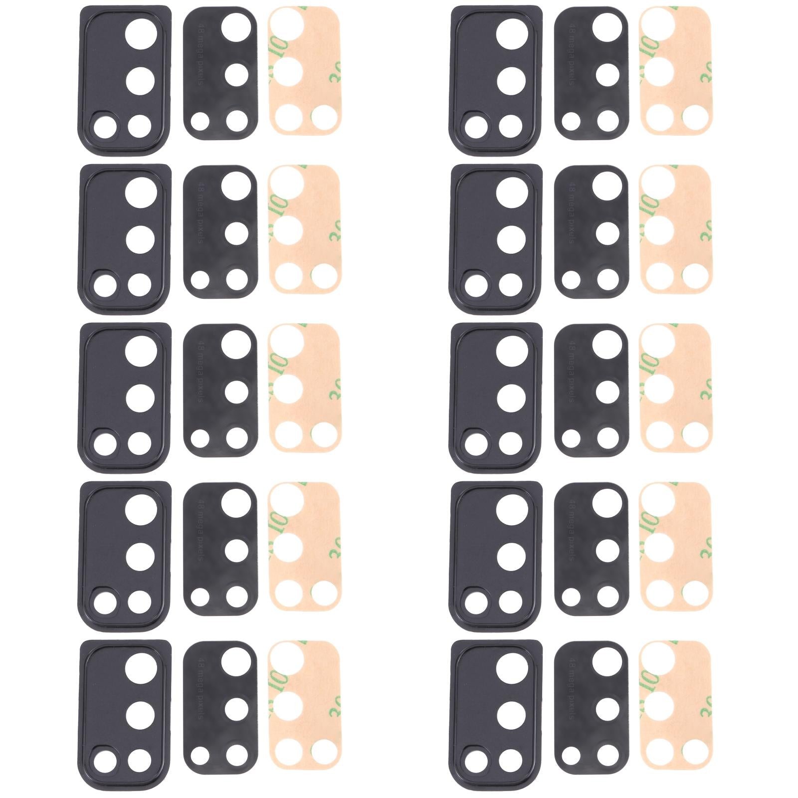 10-Pack Camera Lens Cover For Samsung Galaxy M21 - Small-1915196736708677636