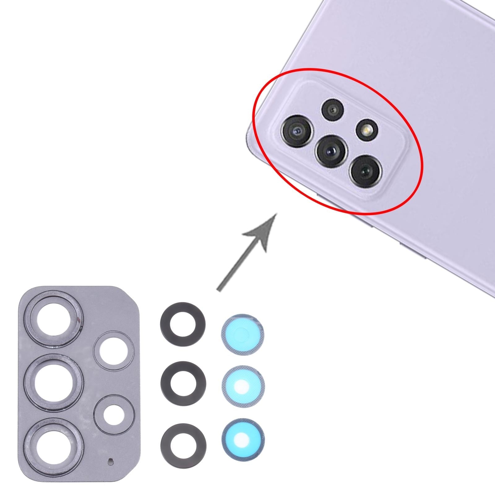 Set Of 10 Camera Lens Covers For Samsung A725-1915196771596898307