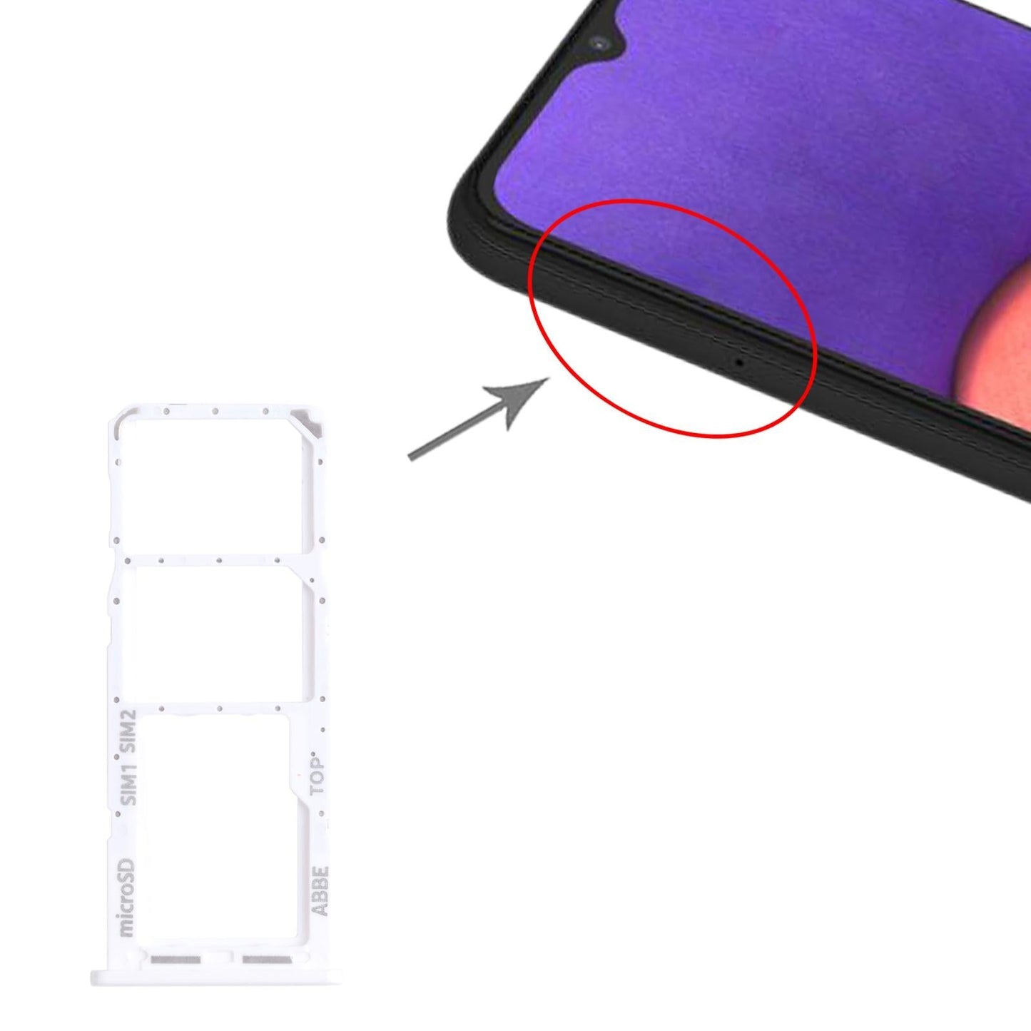 Micro Sd And Sim Card Tray For Sm A225-1915196601094246403