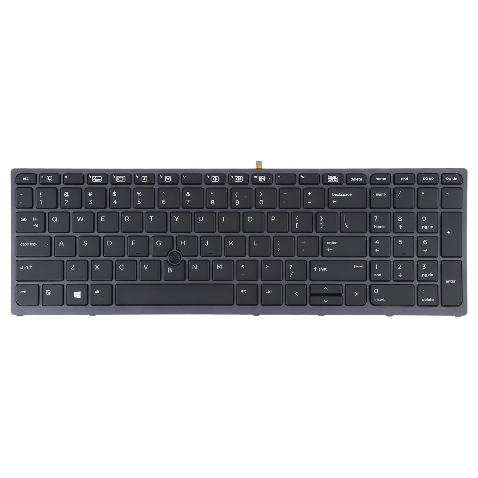 Hp Zbook 15 / 17 G3 Us Keyboard With Backlight And Pointing - Black-1915197074006216705