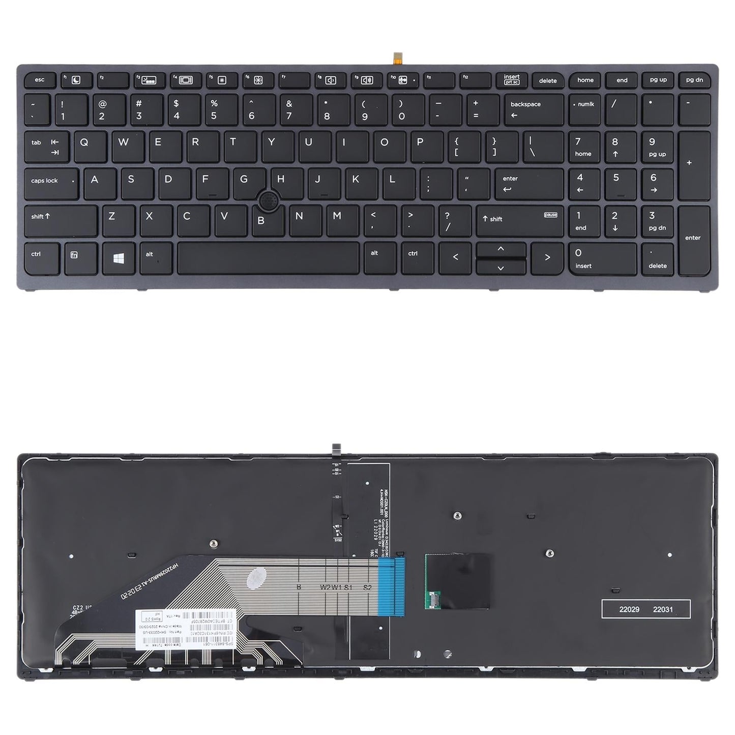 Hp Zbook 15 / 17 G3 Us Keyboard With Backlight And Pointing - Black-1915197074006216709