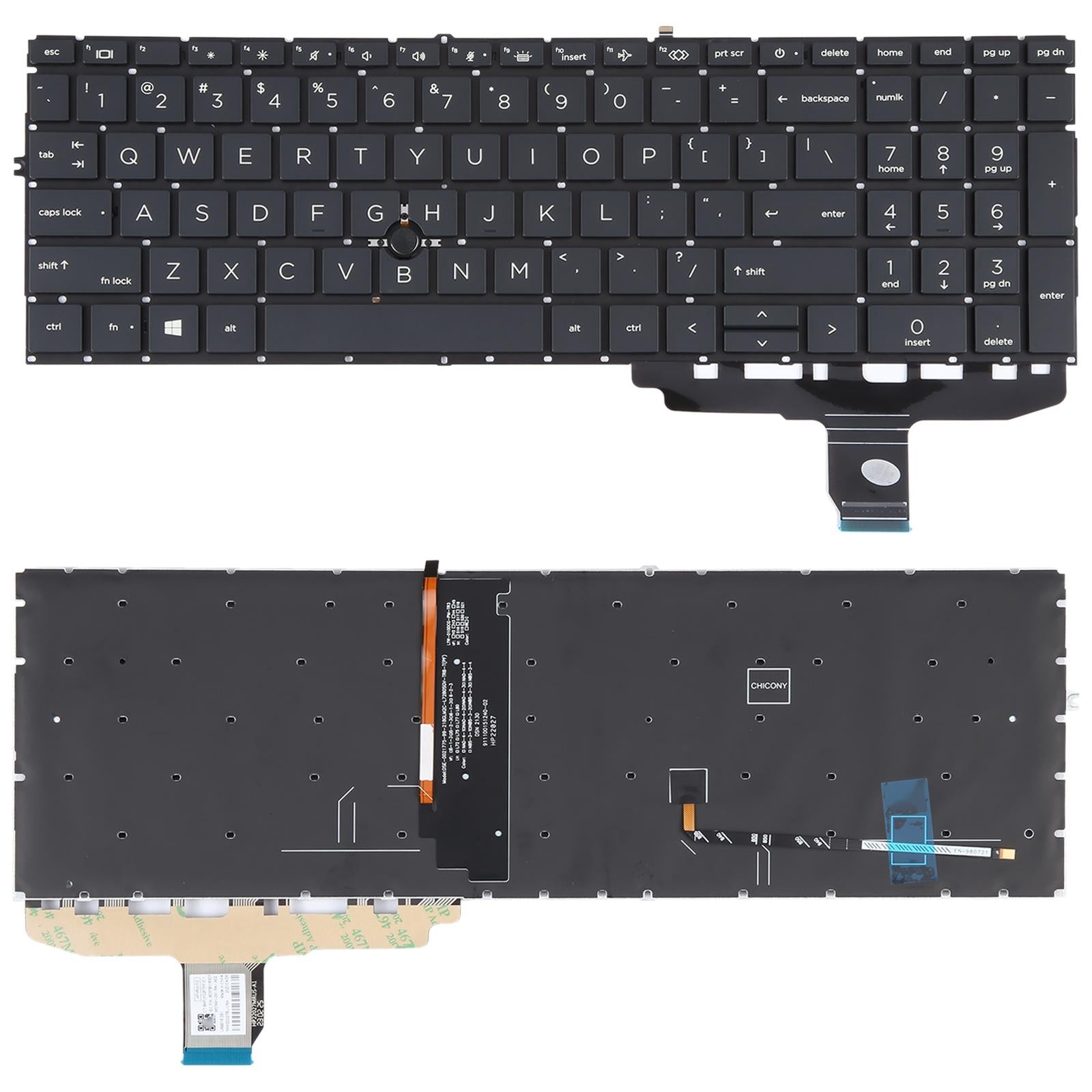 Backlit Keyboard With Pointing For Hp Elitebook 850 / 845 / 855 G7 / G8-1915197744625094661