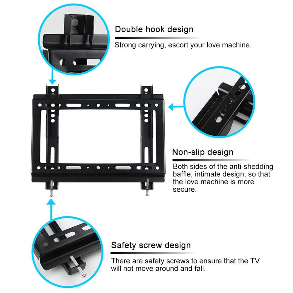Universal Tv Wall Mount Bracket For 14-42 Inch Lcd Screens-1915197954092830723