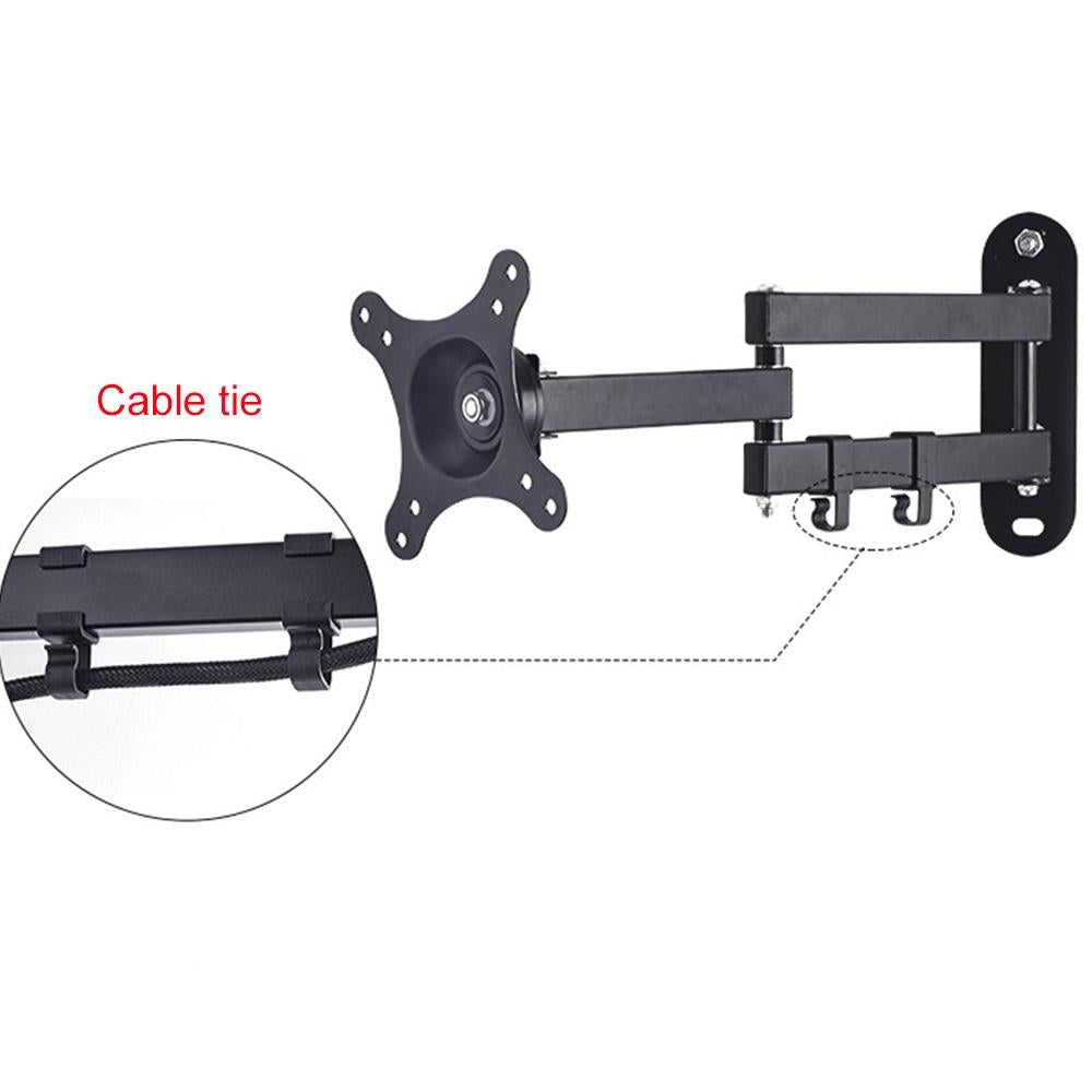 Universal Rotatable Retractable Monitor Wall Mount - 14-27 Inch-1915197476487434242