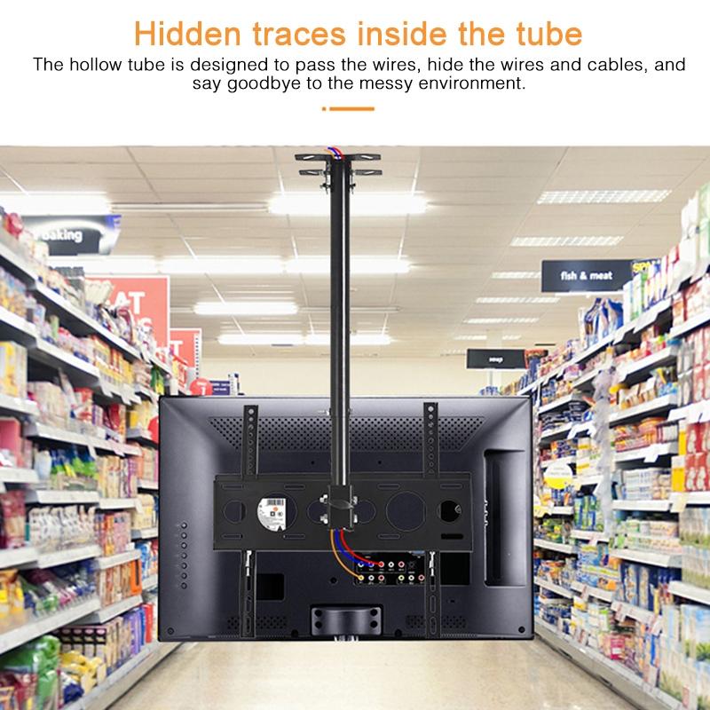 Adjustable Single Screen Tv Wall / Ceiling Mount - 32-65 Inch 0.5-2M Range-1915198423863267335