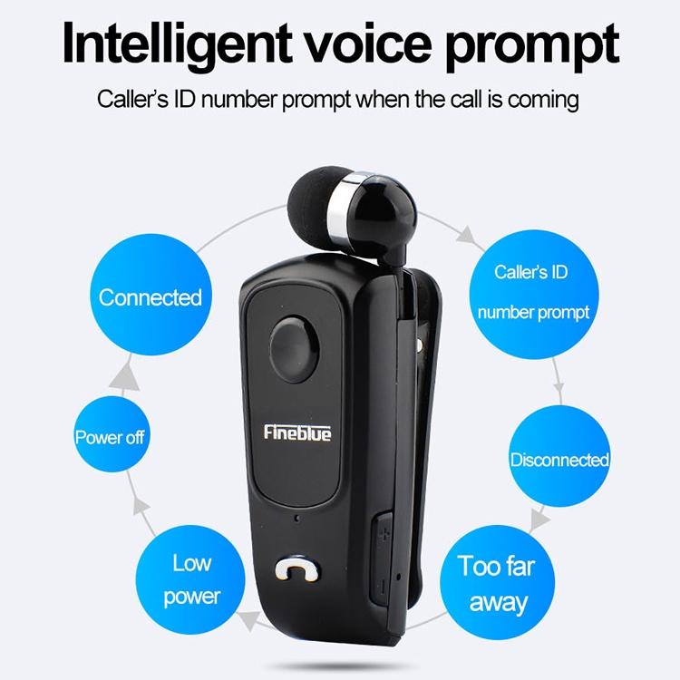 Retractable Bluetooth Headset With Caller Vibration Reminder-1915198128810758148