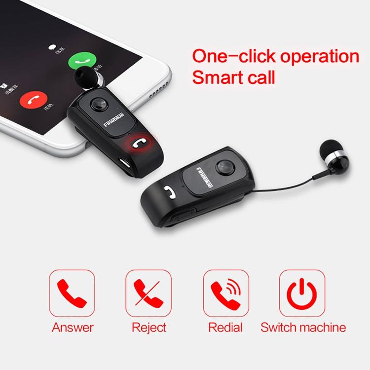 Retractable Bluetooth Headset With Caller Vibration Reminder-1915197817224302595