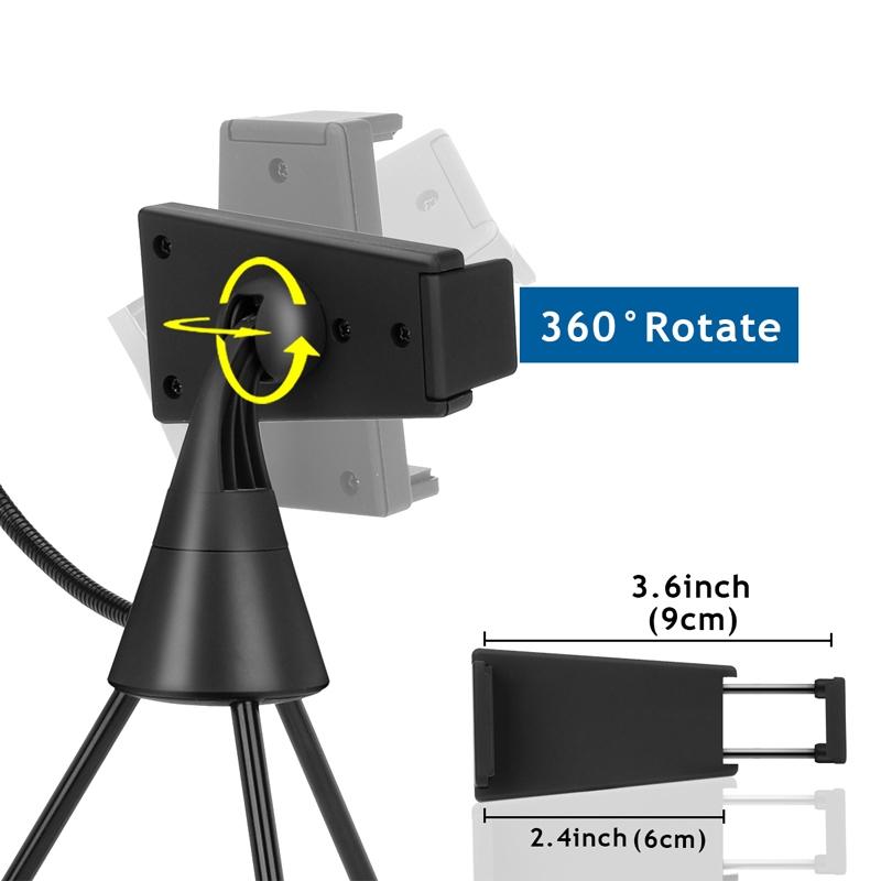 Dimmable Led Ring Light With Phone Tripod Stand-1915198320675000323