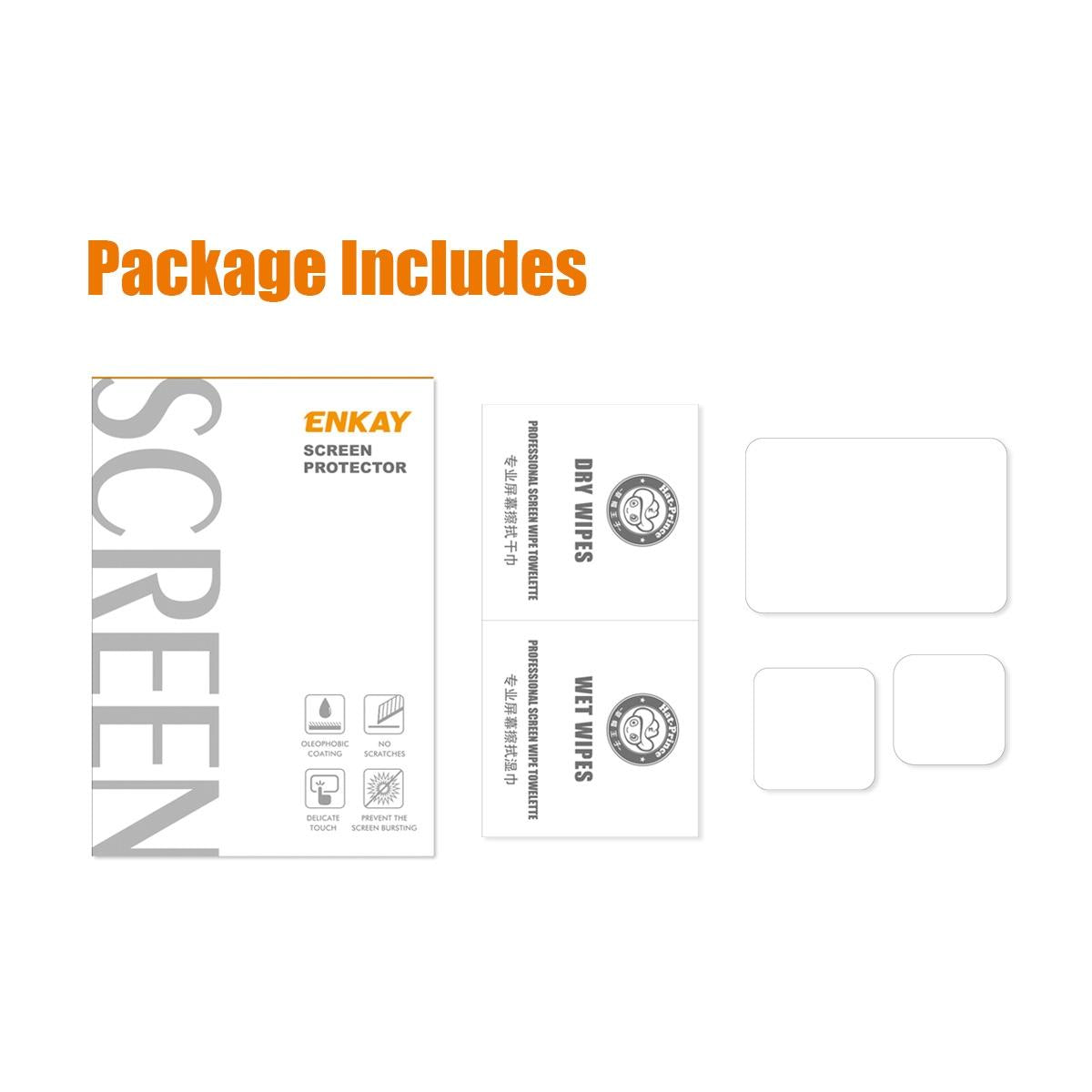 Hat Prince 3-In-1 Tempered Glass Screen Protector For Gopro Hero 10 - 0.2Mm-1915198271442259968