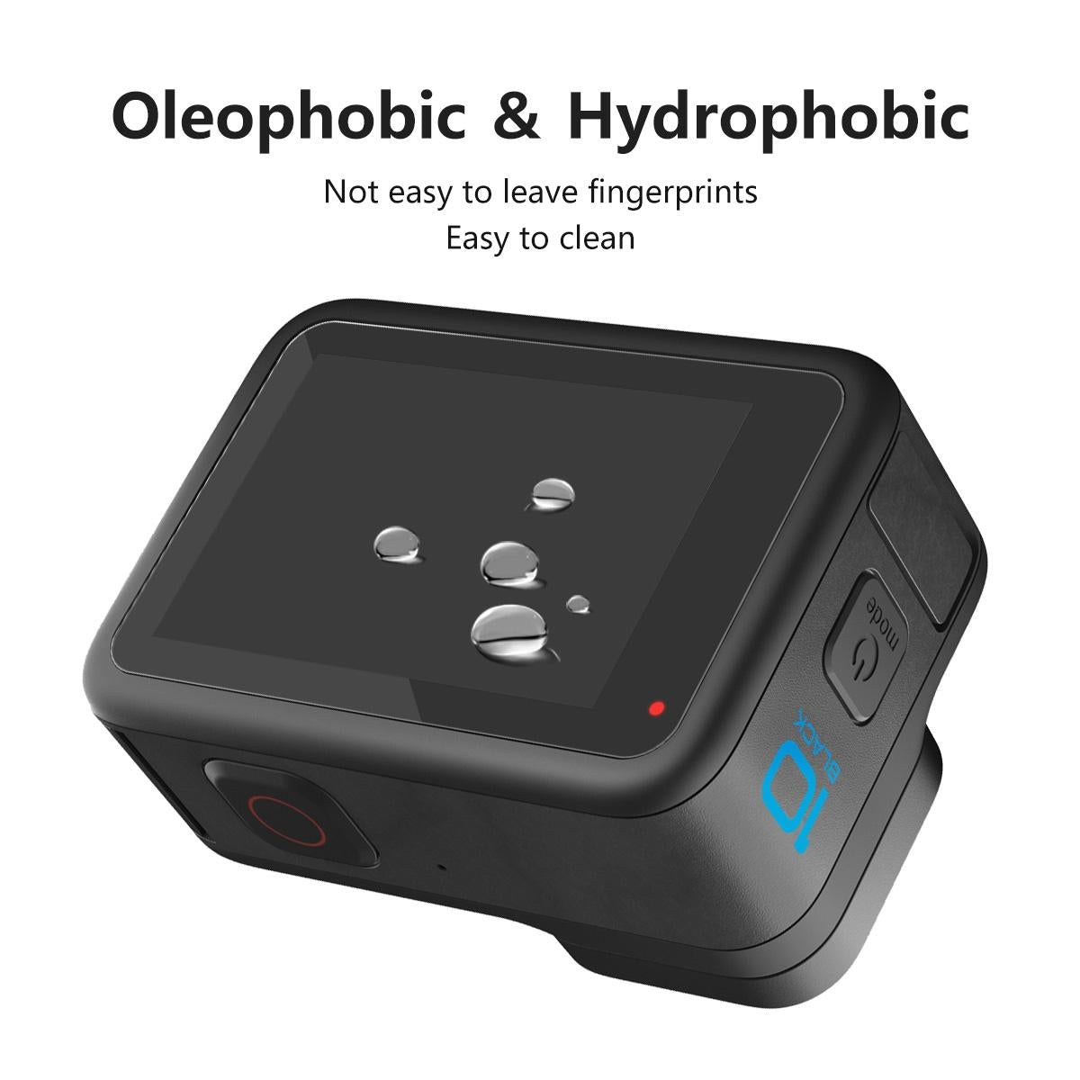 Hat Prince 3-In-1 Tempered Glass Screen Protector For Gopro Hero 10 - 0.2Mm-1915198271442259971