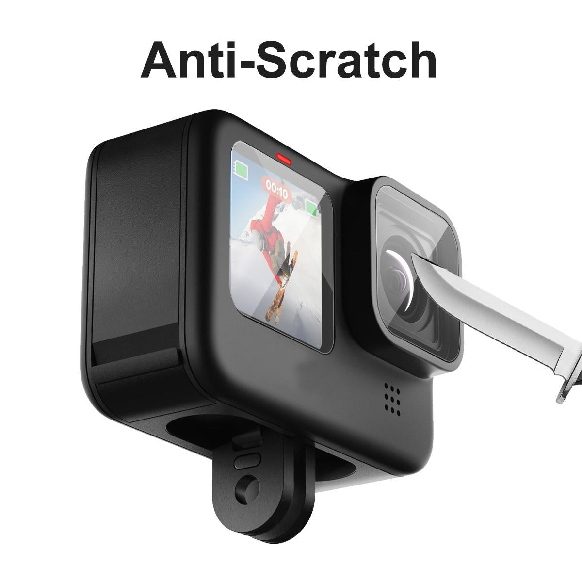 Hat Prince 3-In-1 Tempered Glass Screen Protector For Gopro Hero 10 - 0.2Mm-1915198271442259972