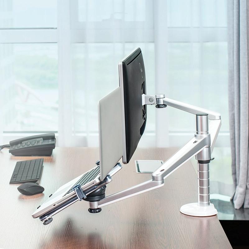 Versatile Desktop Monitor Stand - Space-Saving Design-1915197550131023874
