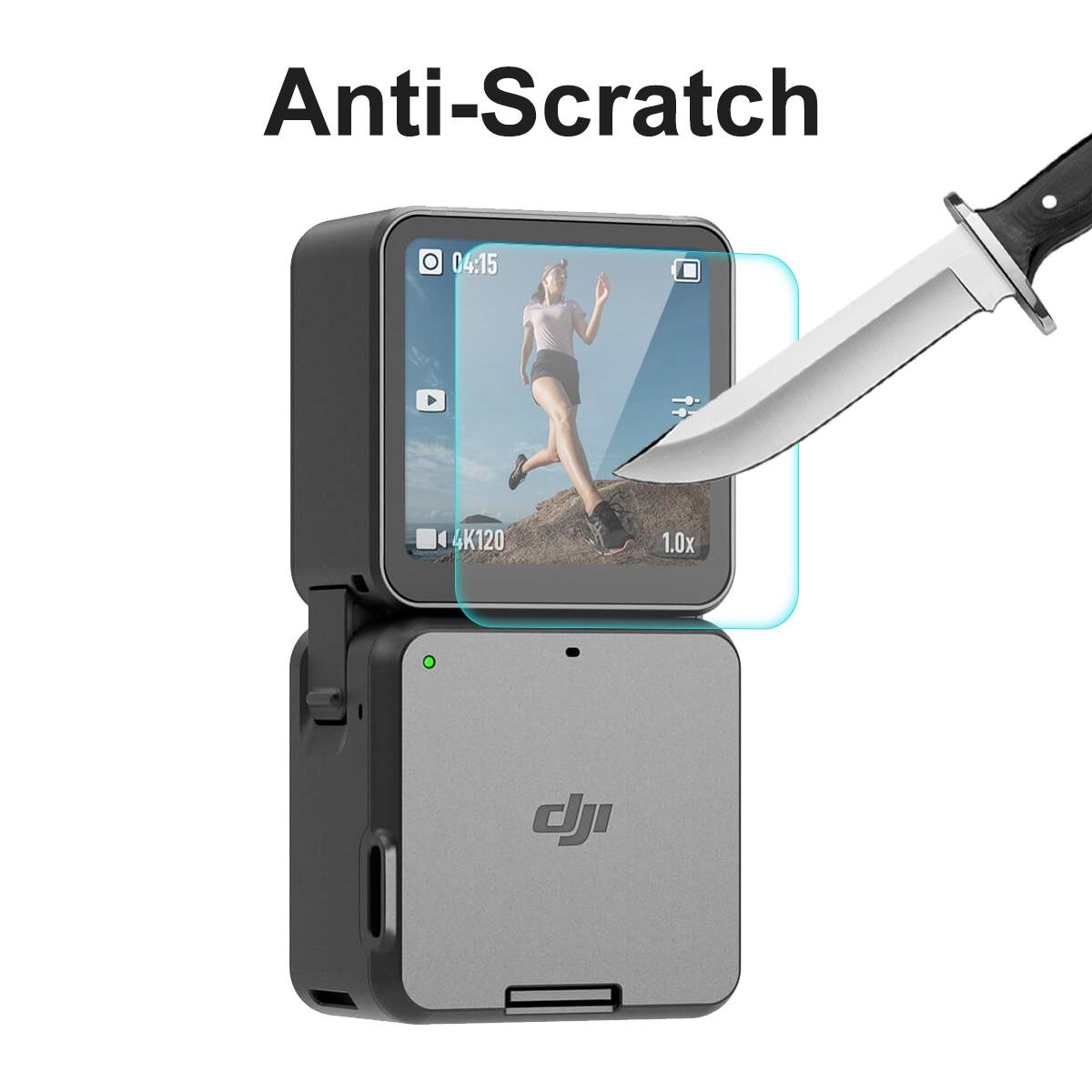 9H Tempered Glass Screen Film For Dji Action 2 Power Combo - 0.2Mm-1915198299372130306