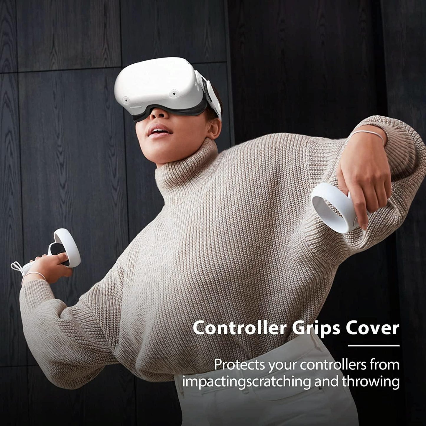 Silicone Cover For Oculus Quest 2 - Non-Slip-1915197752338419716