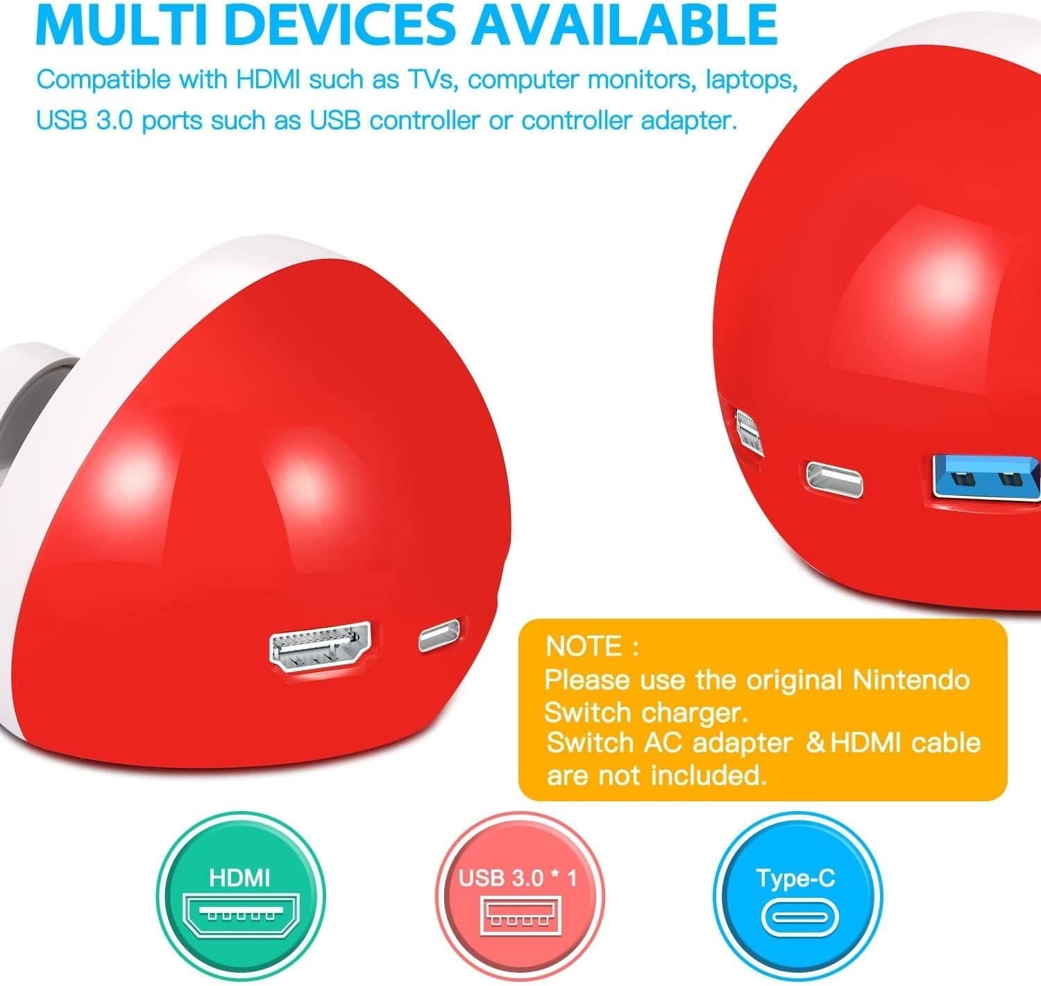 Nintendo Switch Hdmi Charger - Compact And Efficient-1915197281074810882