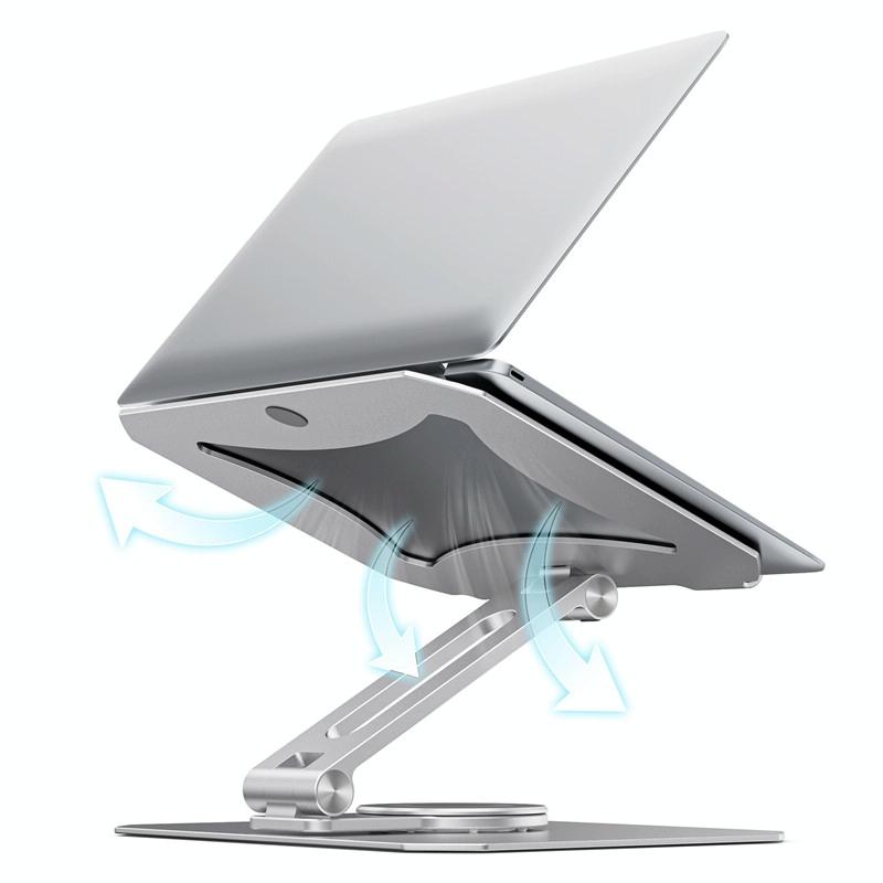 360 Degree Rotating Aluminum Laptop Stand - Heat Dissipation-1915198423573860357