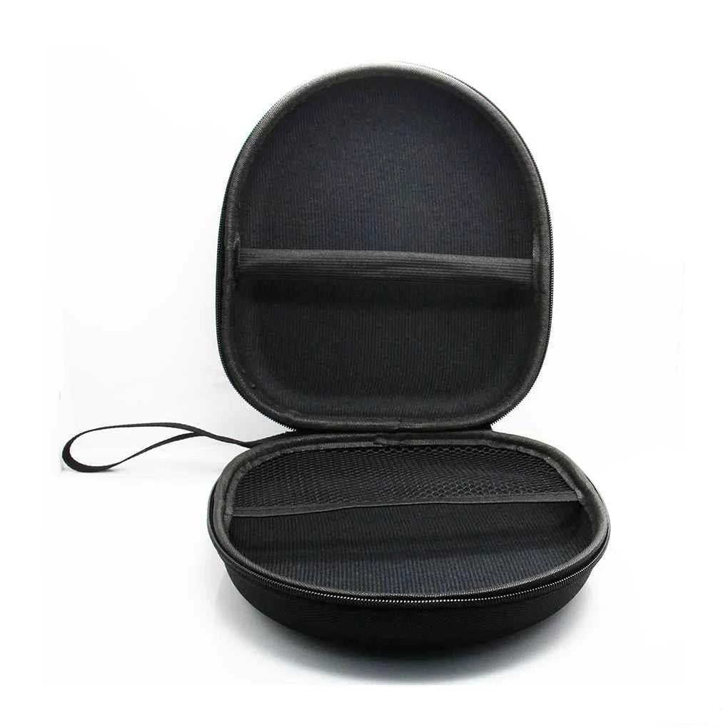 Round Zippered Headphone Storage Bag - Portable And Compact-1915197981846540294