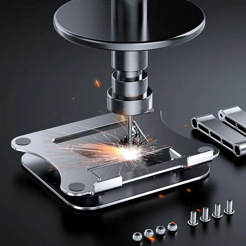 Adjustable Aluminum Laptop Stand - Foldable & Portable-1915197833288486914