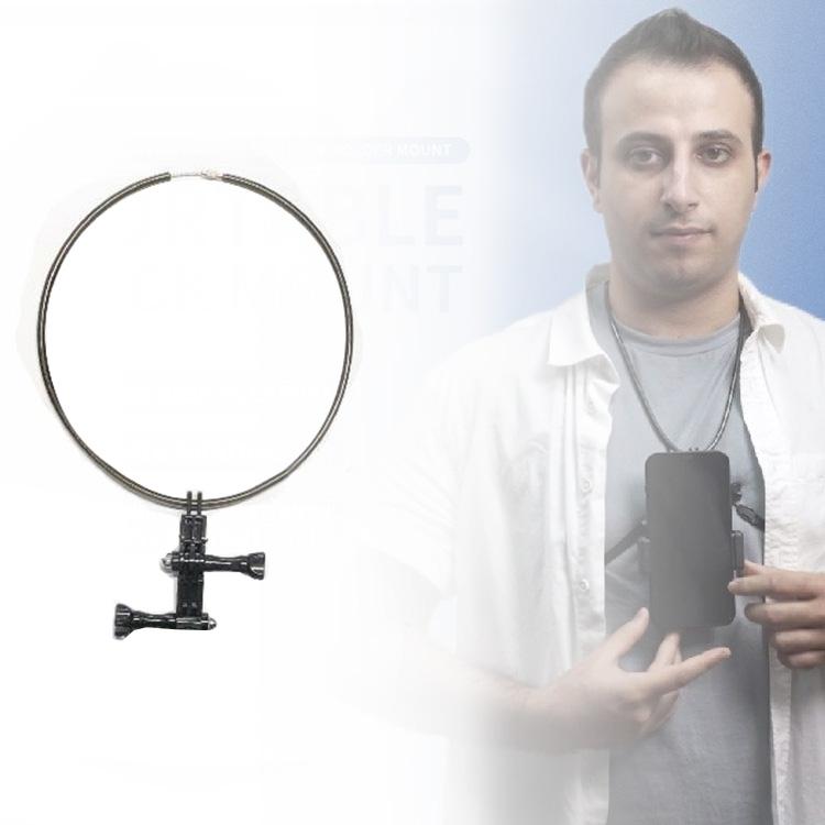 Flexible Neck Mount For Gopro And Smartphones Compatible With Action Cameras-1915198349041078281