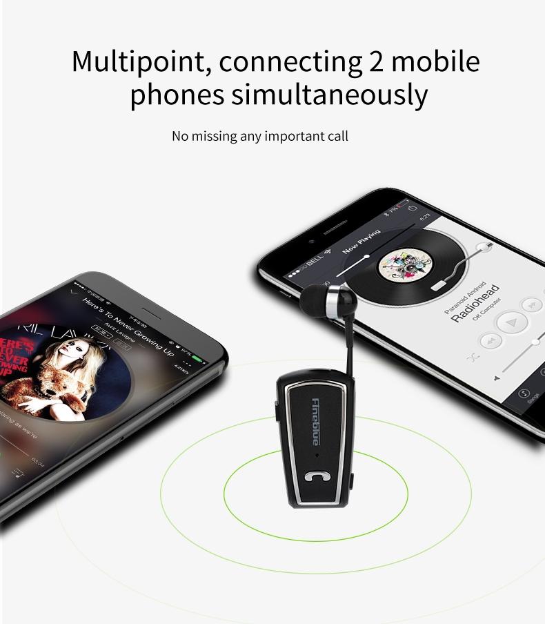 Mini Wireless Bluetooth Earphone - Black-1915198343269715974