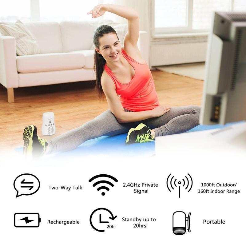 Two-Way Talk Back Baby Monitor With Wireless Audio And Sound Alert-1915196527970750468