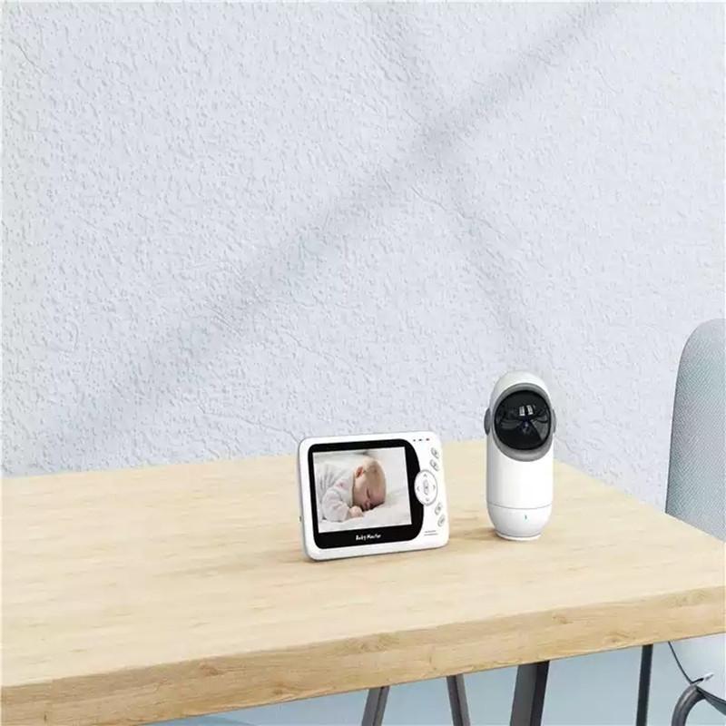 Wireless Baby Monitor With Night Vision And Temperature Detection - 4.3 Inch Screen-1915196519758303237