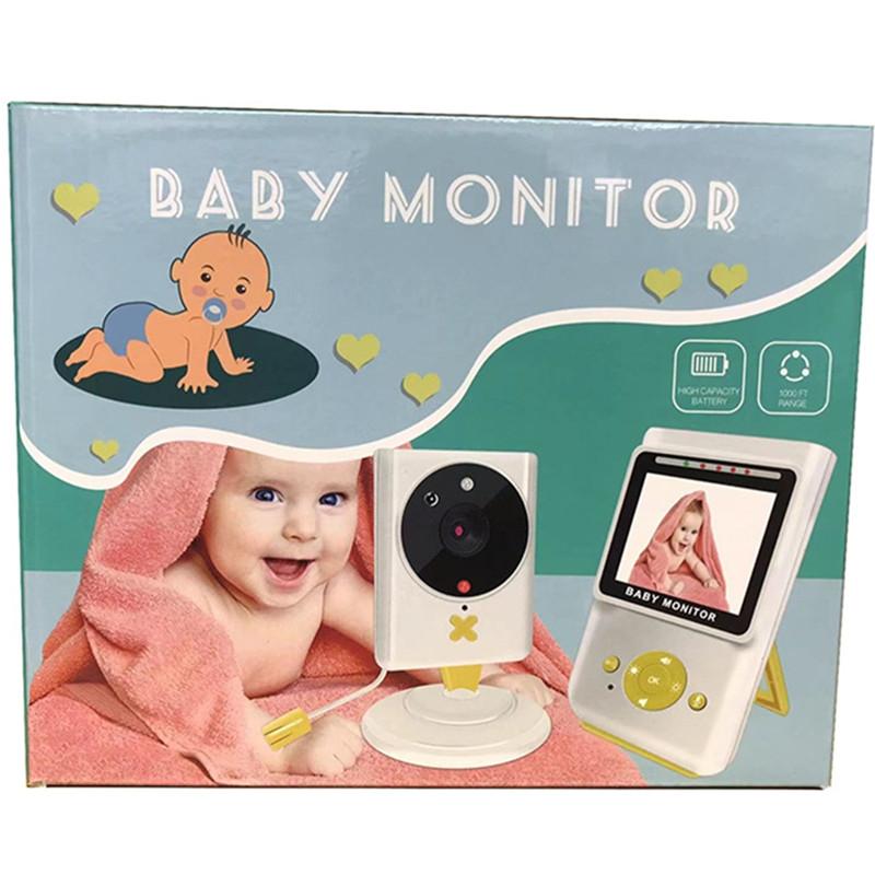 Wireless Baby Monitor With 2.4 Surveillance Camera - Yellow-1915196521817706499